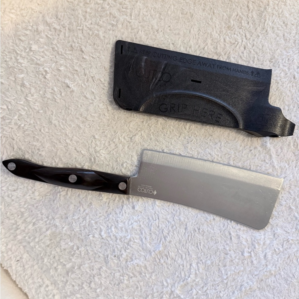 Cutco Kitchen Cleaver (Butcher Knife) with Sheath. - Picture 7 of 8